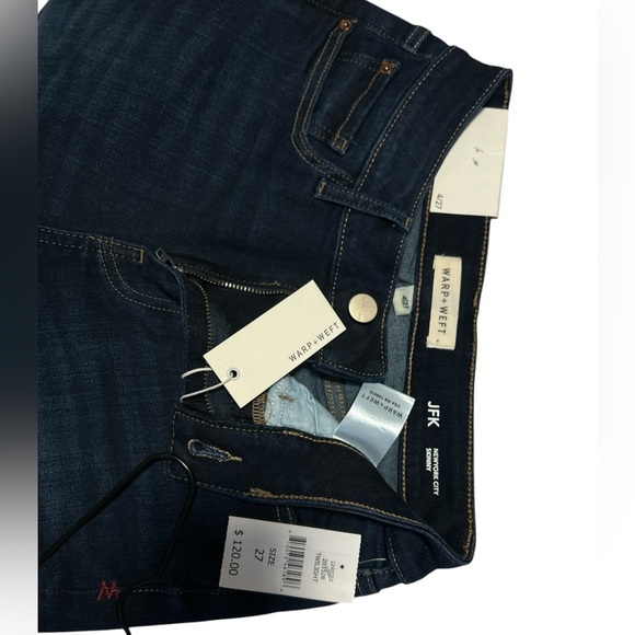 BNWT Warp + Weft JFK Skinny Jeans Size 27 - Picture 5 of 6
